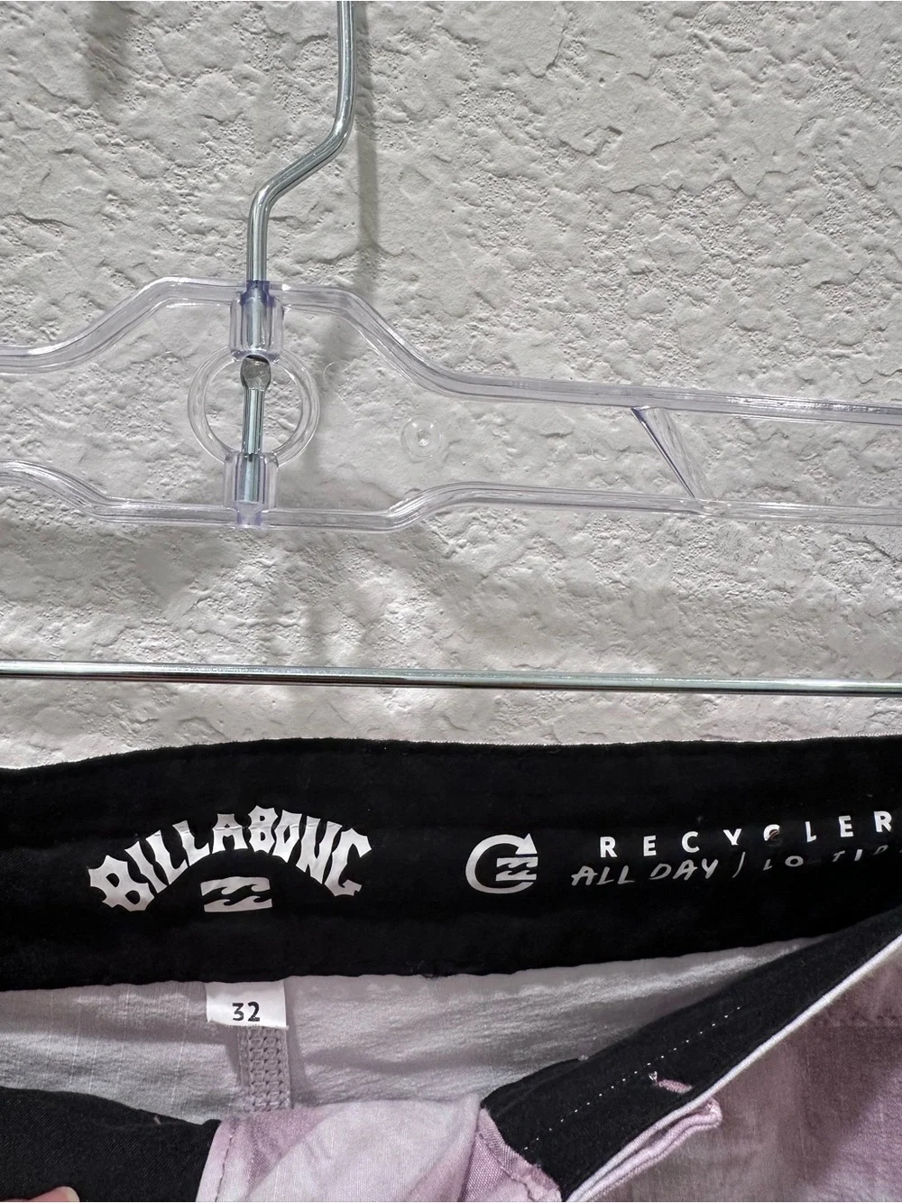 Billabong All Day Lo Tides Recycler Tie Dye Board Shorts Mens 32 Purple White
